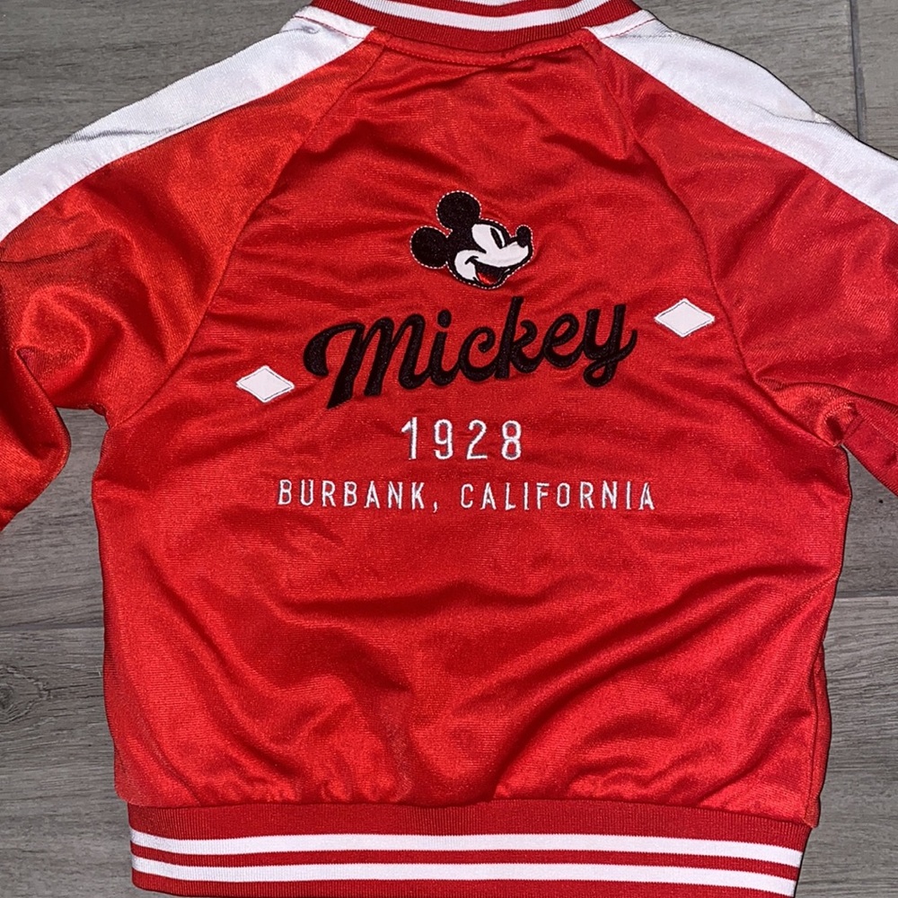 Good Used Condition Kid’s Mickey Mouse Track Jacket Sz 4
